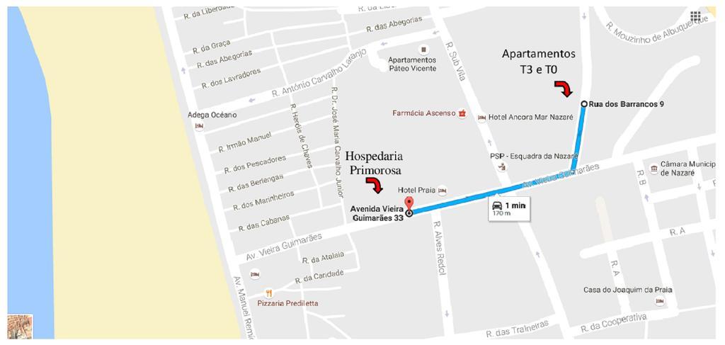 Hospedaria A Primorosa Nazaré Exteriér fotografie